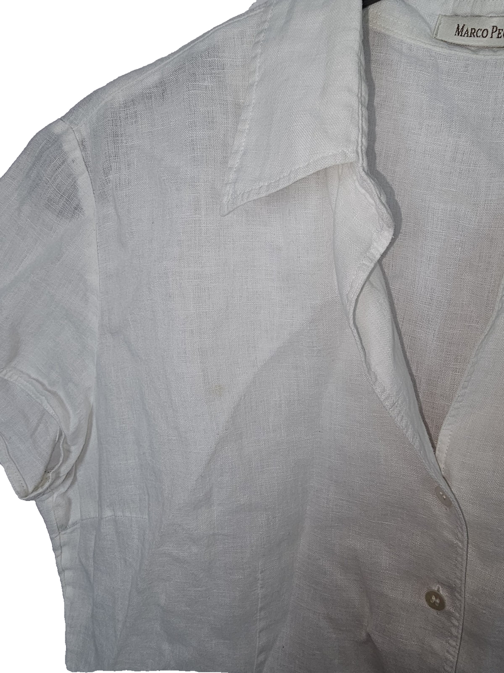 EK7489 Damen Bluse Von Marco Pecci, Weiß, Gr.M3