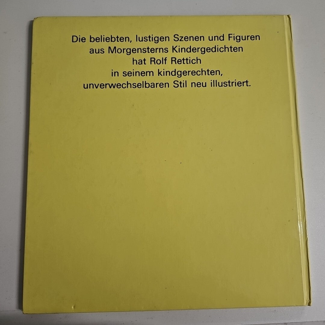 EB1563 Morgenstern Kindergedichte Rolf Rettich 1988 Bilderbuch Reime Kinderbuch 1