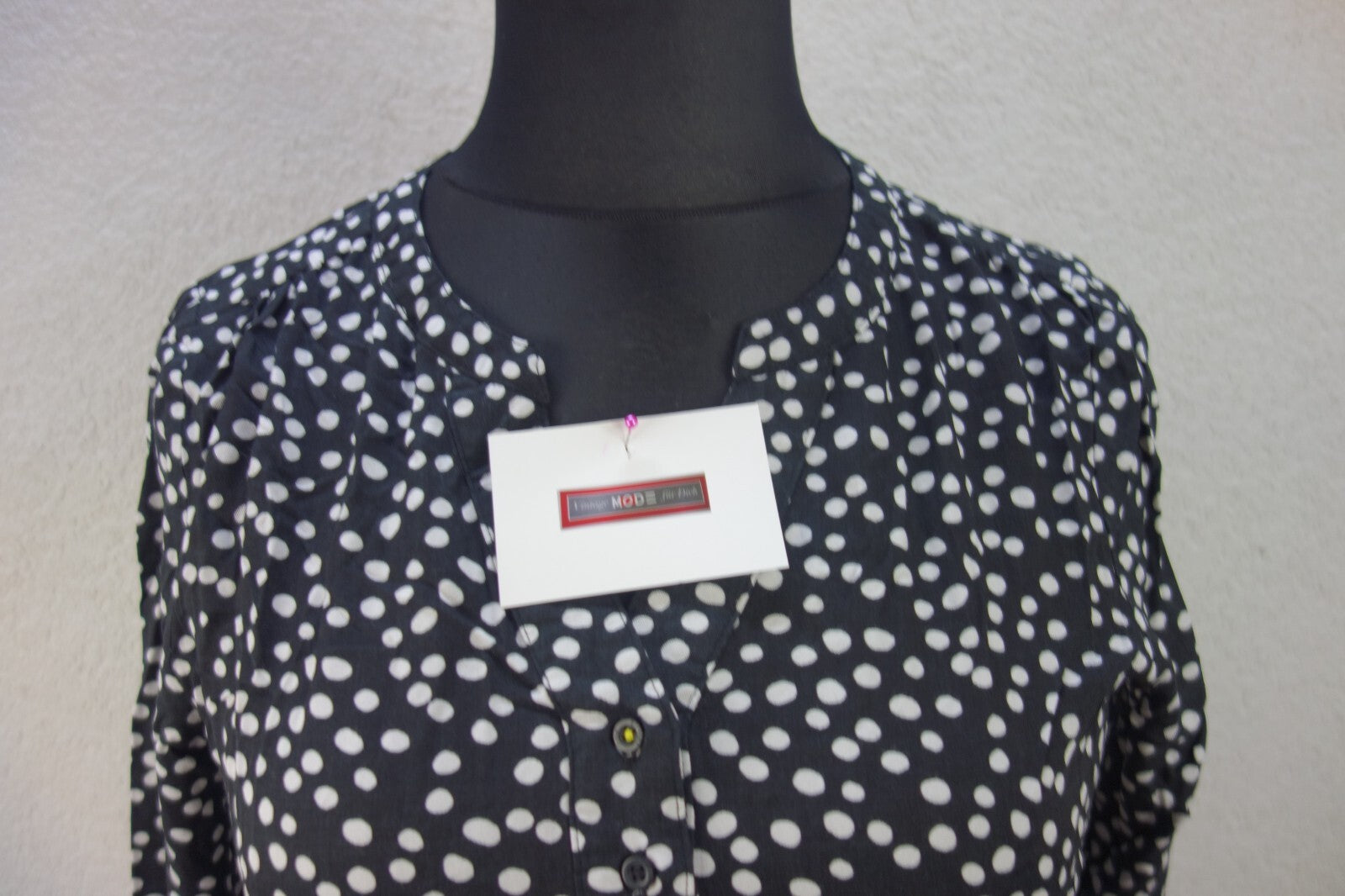 EK4124 Damen Bluse von Street One, schwarz-weiß, Gr.401