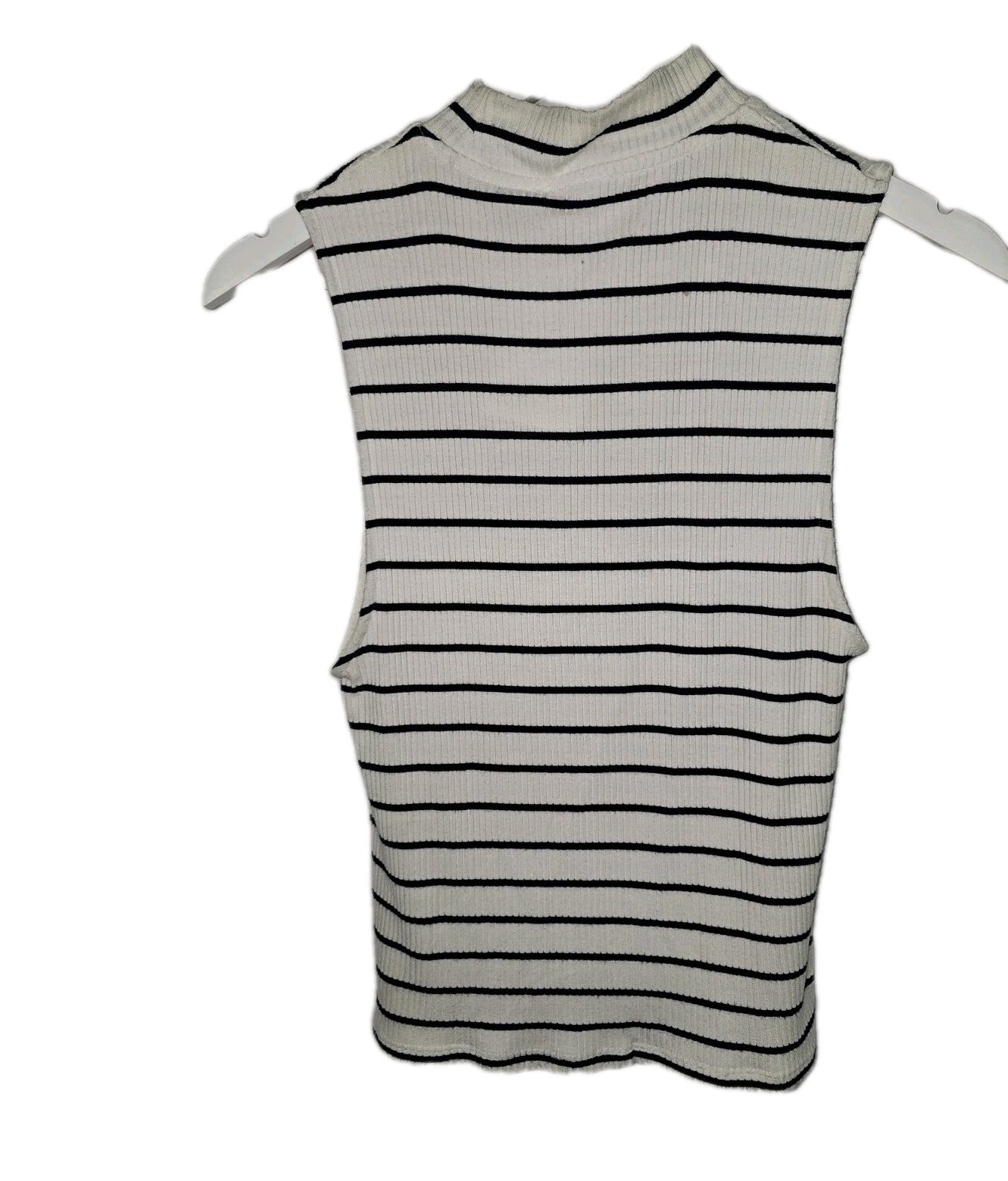 EK9865 Damen T-Shirt Amisu Gr.XL Weiß Gestreift2