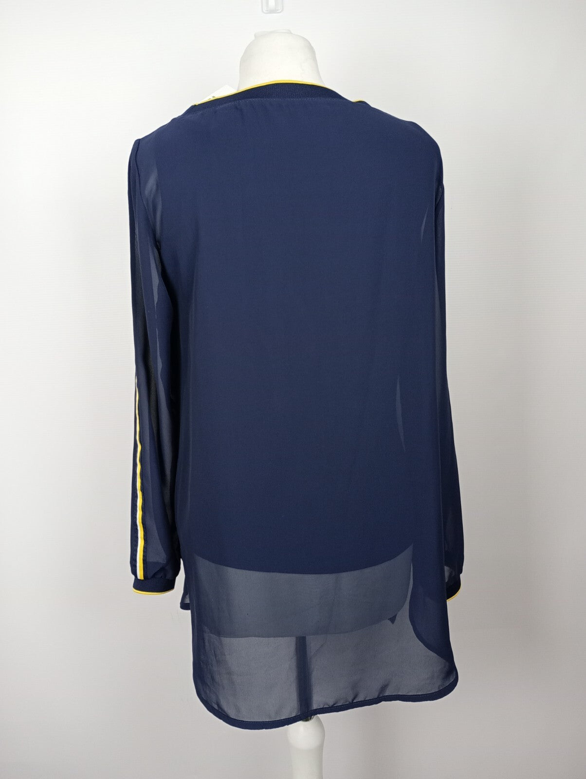 EK5129 Damen Oberteil von essentials by Tchibo, dunkelblau/gelb, Gr. 384