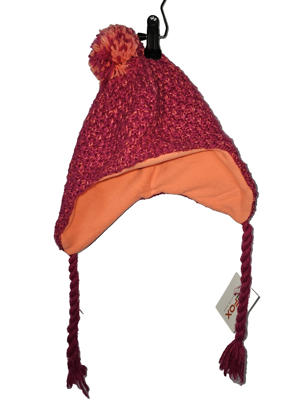 EK7271 Mädchen Mütze von Wed'ze, pink- orange, Gr.One Size0