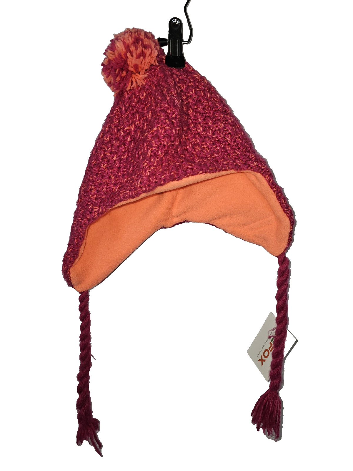 EK7271 Mädchen Mütze von Wed'ze, pink- orange, Gr.One Size0