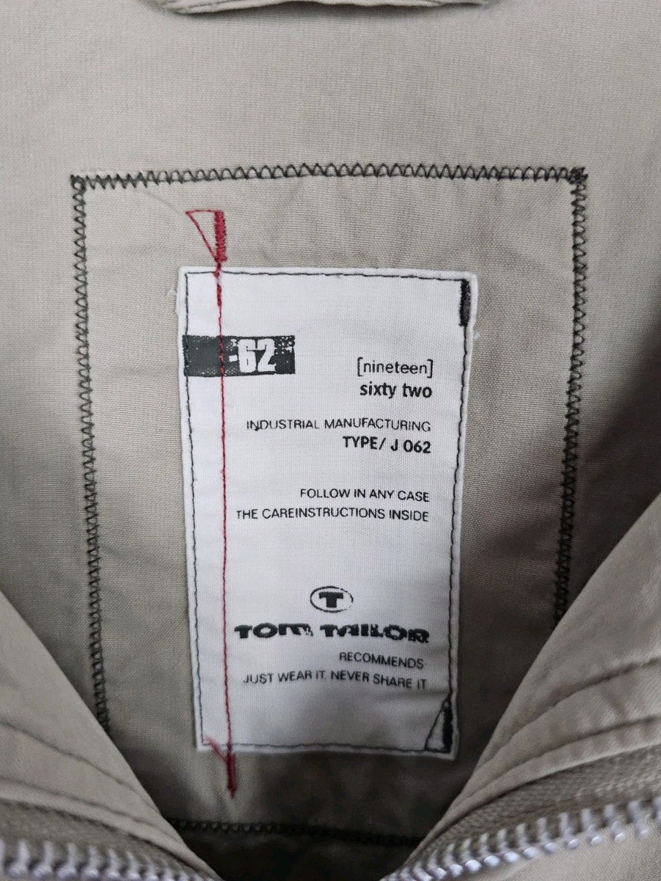 EK10665 Herren Jacke von Tom Tailor, Beige, Gr. M1