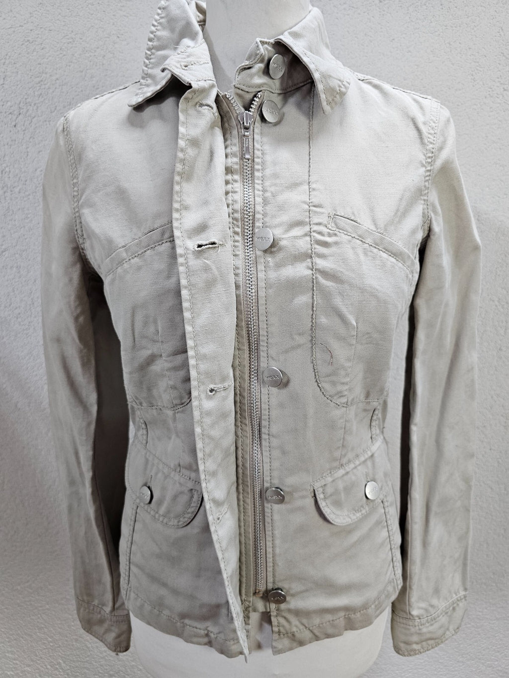 EK3287 Damen Jeansjacke von Mexx, grau, Gr.362