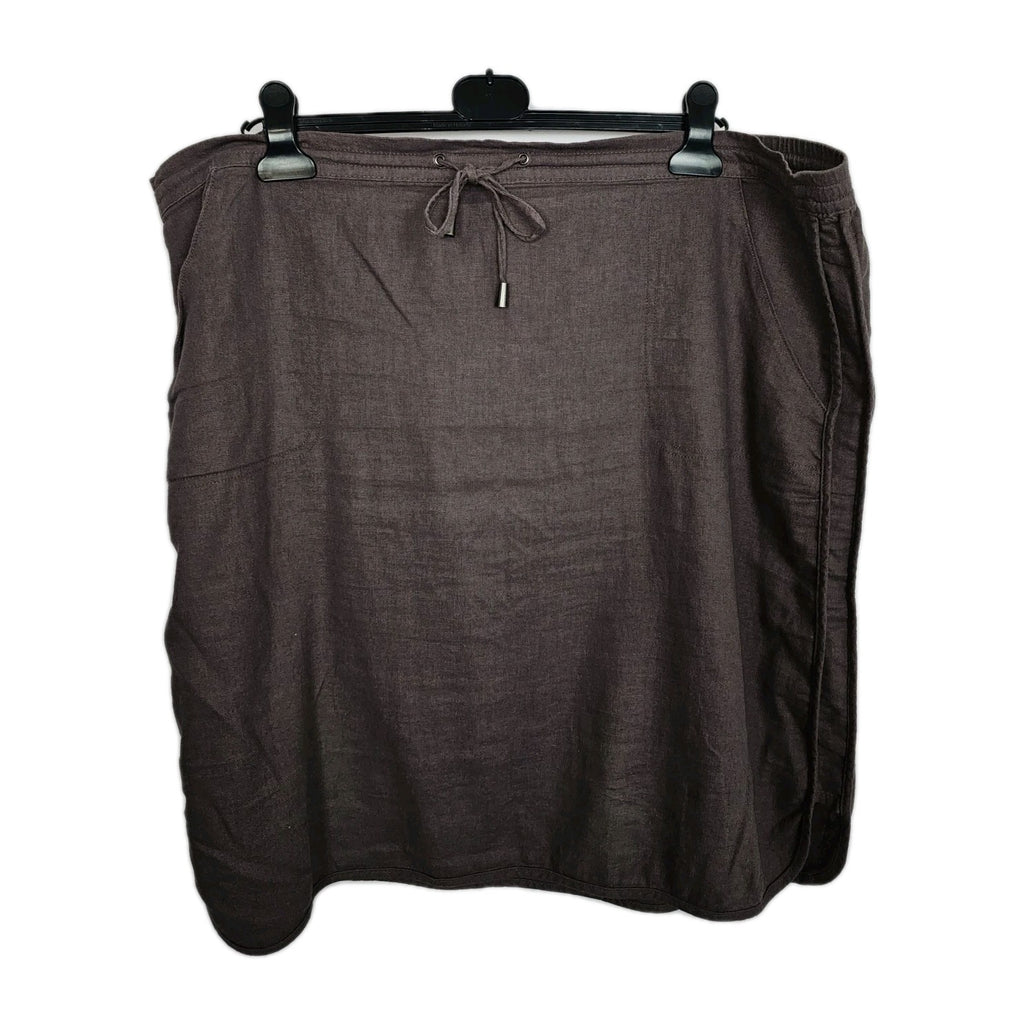 EK10299 Damen Rock von Laura Torelli, braun, Gr.XL0