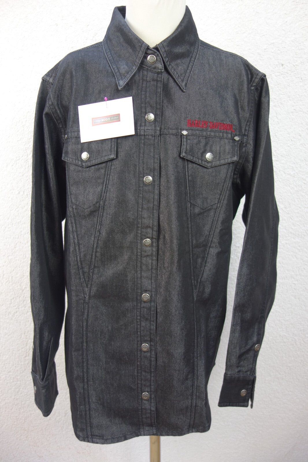 EK4013 Schwarze Jacke von Haley-Davidson, Gr. S0