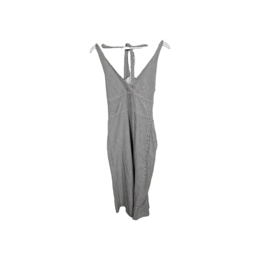 EK10129 Damen Kleid H&M, grau - Gestreift, Gr.M0