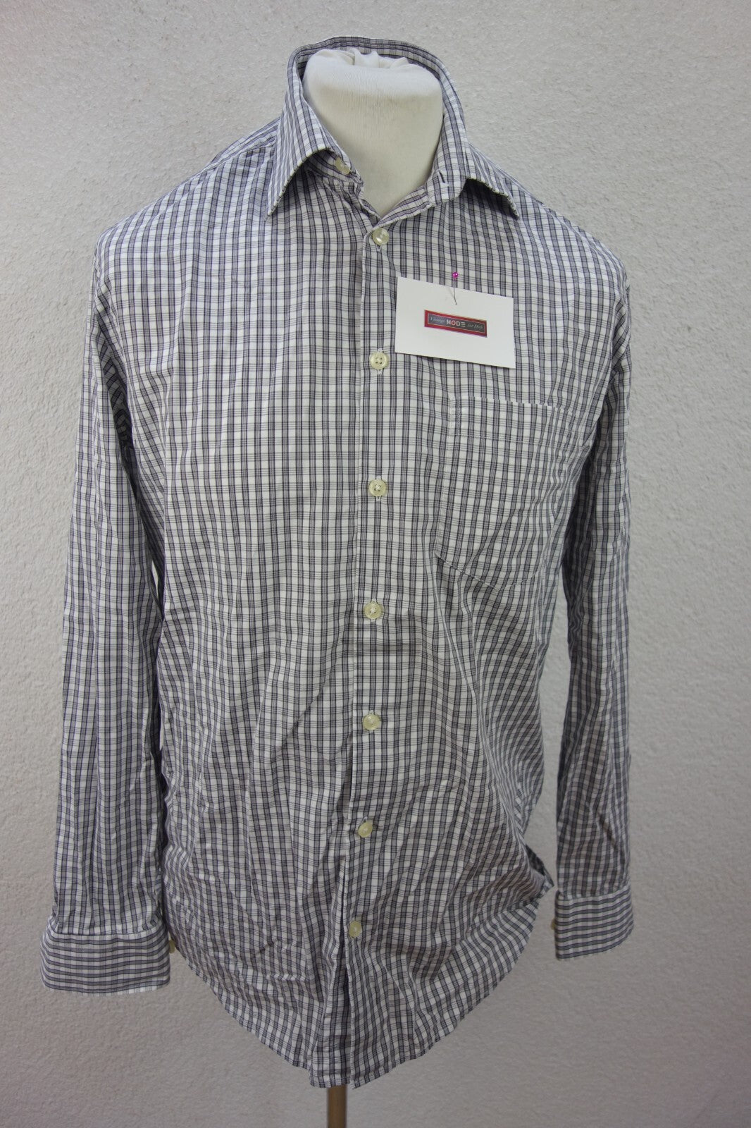 EK4138 Herren Hemd von Einhorn, schwarz-weiß, Gr.400