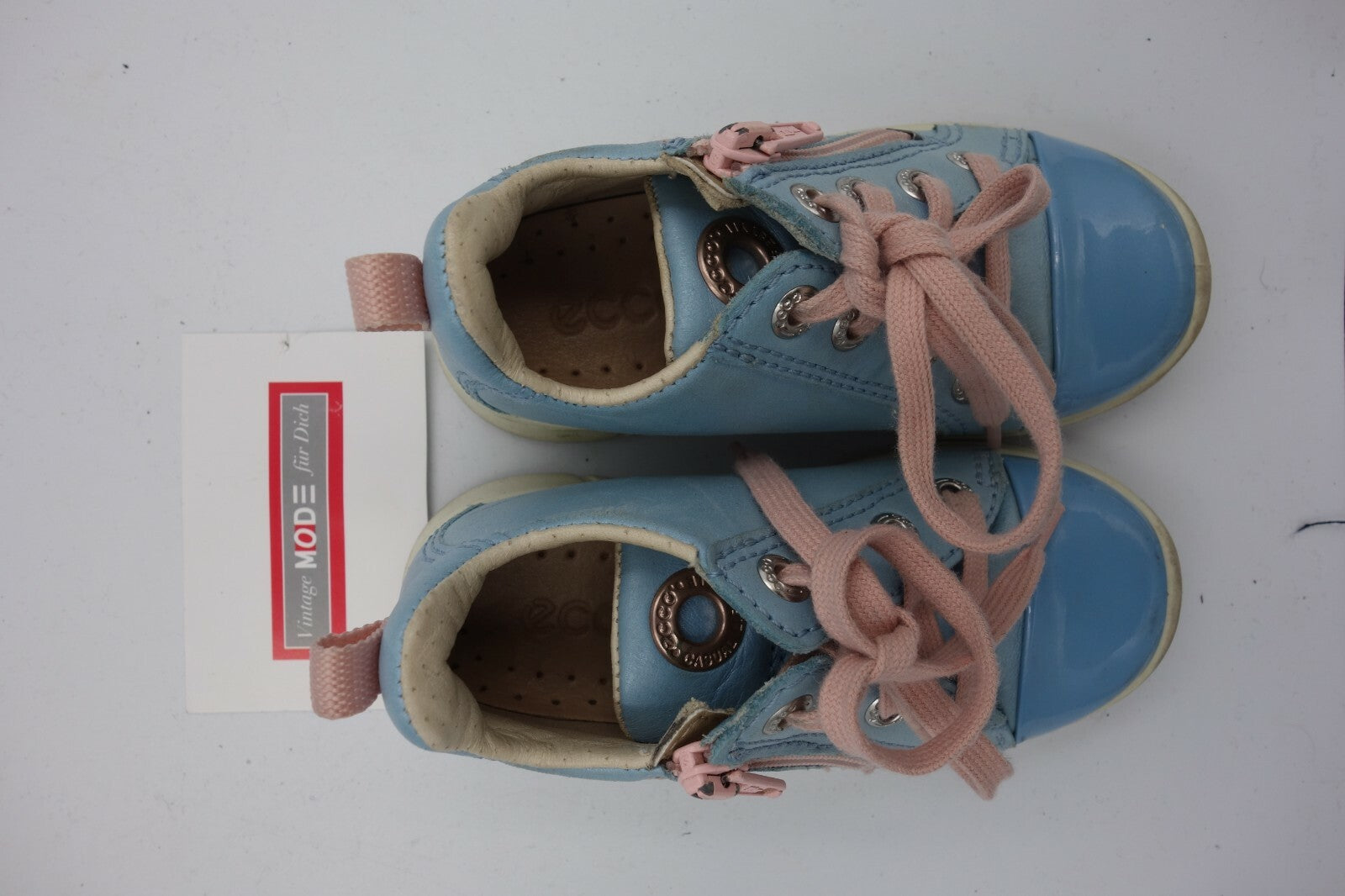 ES0236 Mädchen Sneaker von ecco, blau-rosa, 234