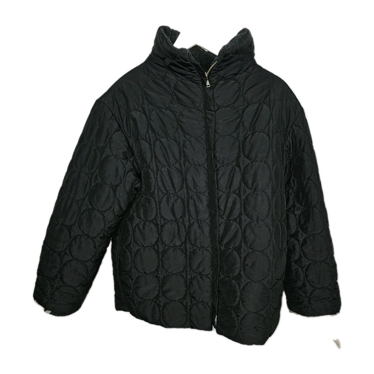 EK9723 Damen Wendejacke von Togzzone, Schwarz/Mehrfarbig, Gr. Ca. S/M5