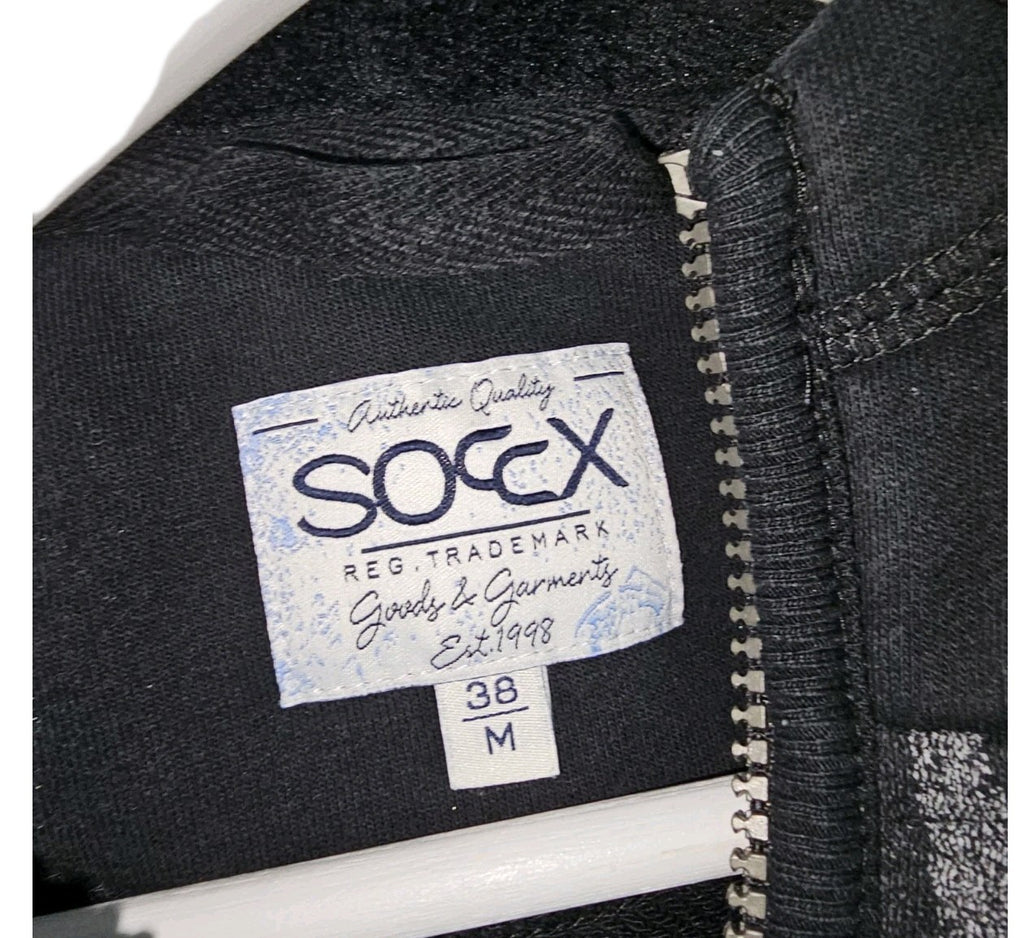 EK11261 Damen Strickjacke von Soccx, Blau, Gr. M1