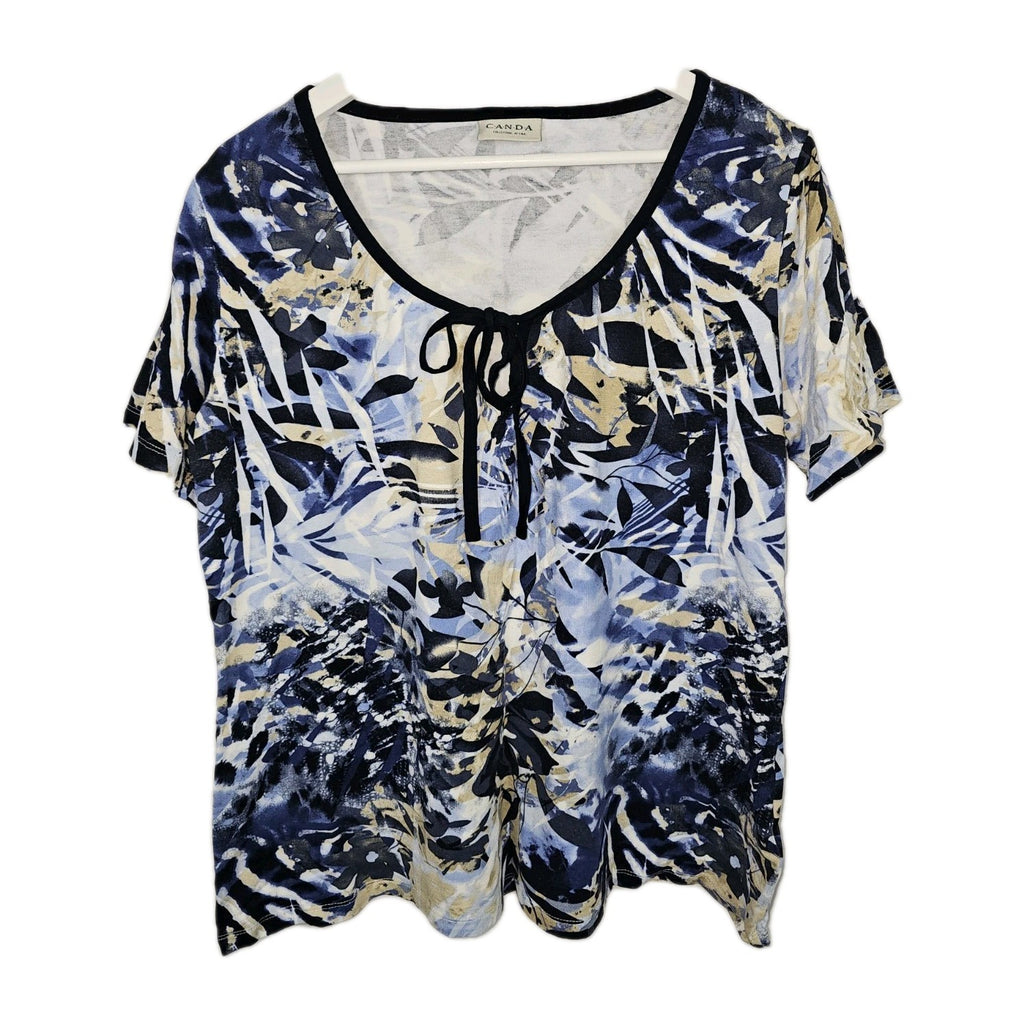 EK8103 Damen T-Shirt von C&A, blau, Gr.480