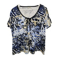EK8103 Damen T-Shirt von C&A, blau, Gr.480