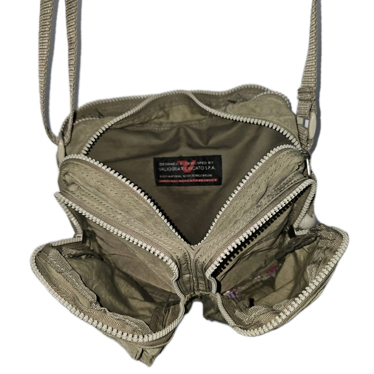 EK9918 Damen Tasche von Valigeria Roncato, grün, kleine Umhängetasche9