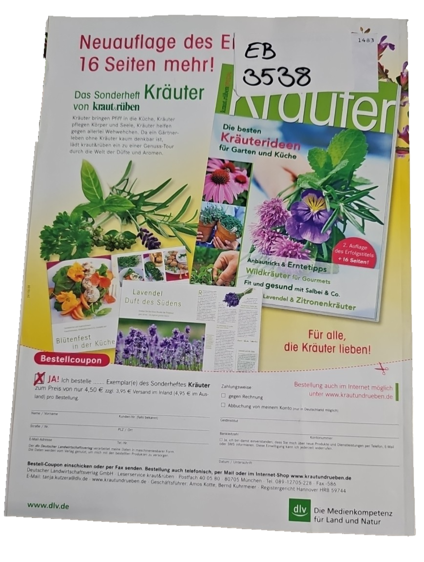 EB3538 Kraut und Rüben, 08/2009, biologisches Gärtnern und naturgemäßes Leben1