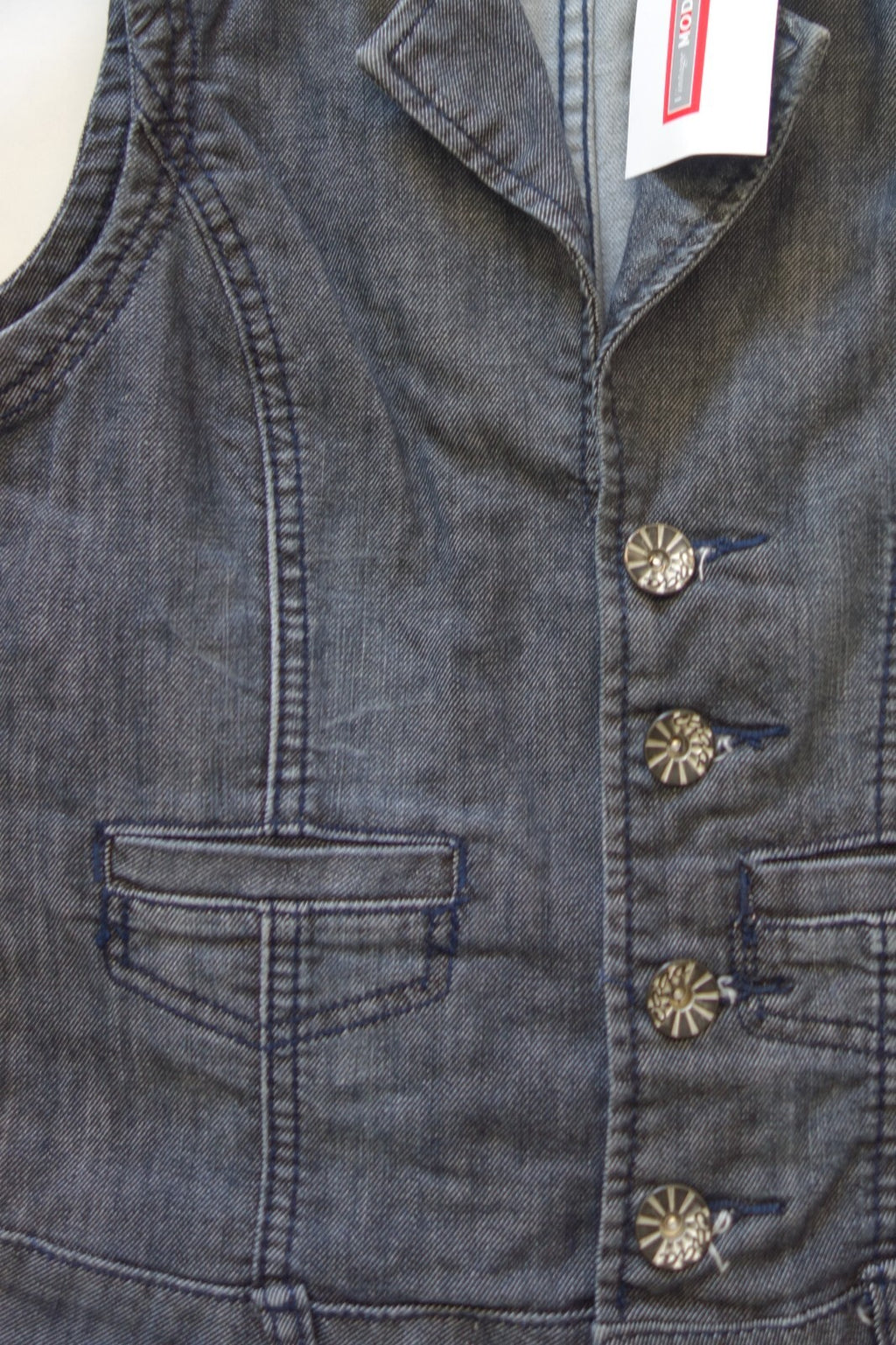 EK3498 Damen Jeanskleid von Gold, grau, Gr. S2