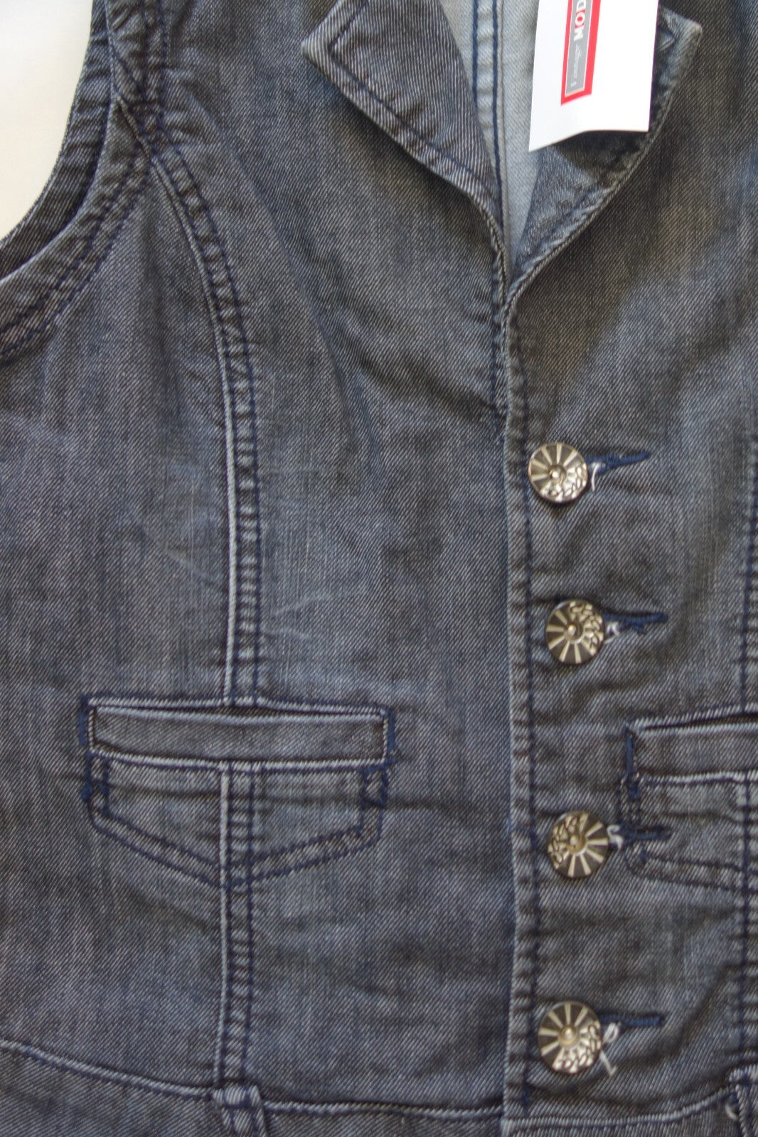 EK3498 Damen Jeanskleid von Gold, grau, Gr. S2