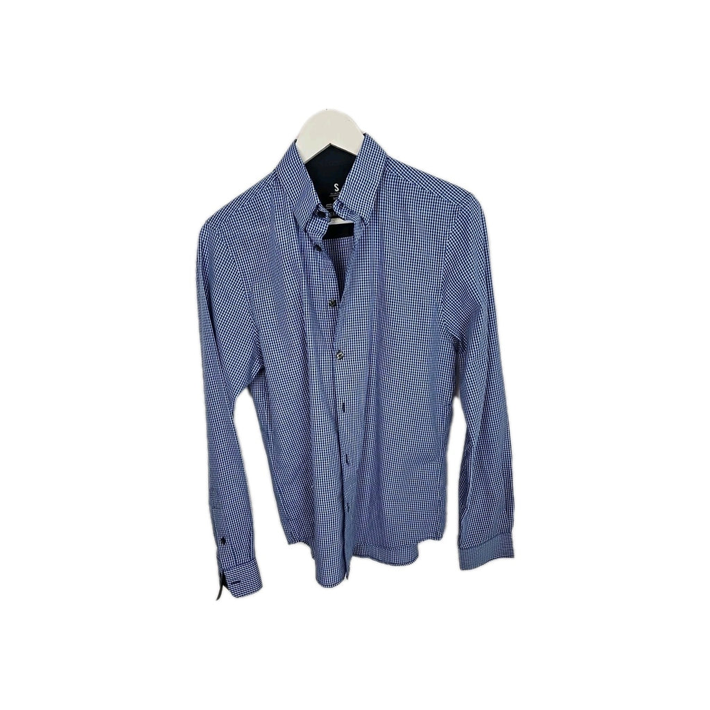 EK9226 Herrenhemd Smog Gr.S Blau Karriert0