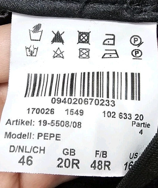 EK10823 Herren Hose Raphaela Gr.46 Schwarz2
