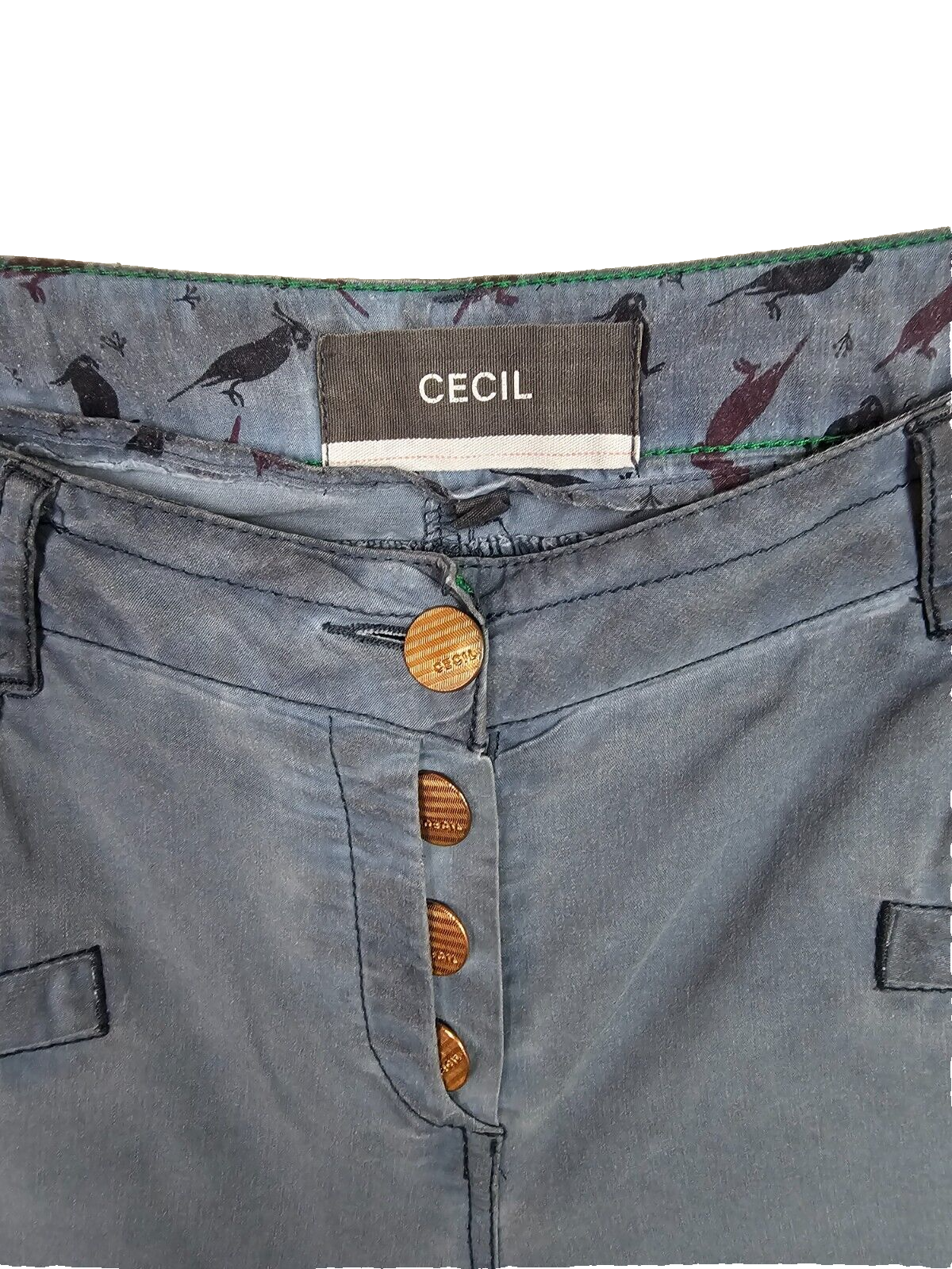EK6610 Damen Chino Shorts von CECIL, Blau, Gr.283