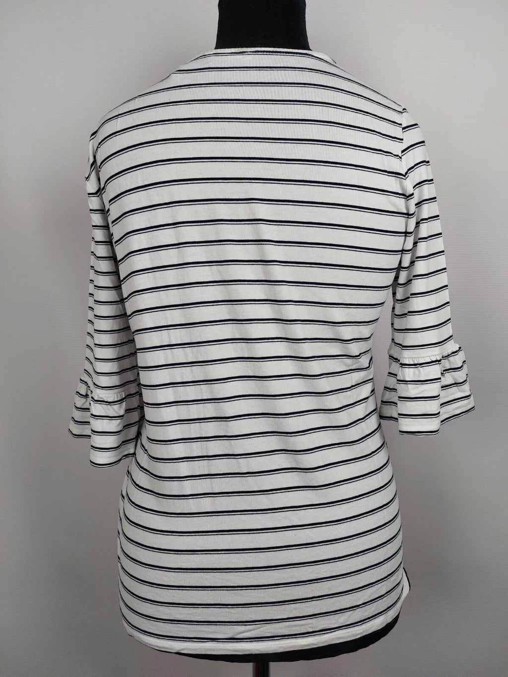 EK1141 Damen Shirt von Opus, weiß-schwarz, Gr.423