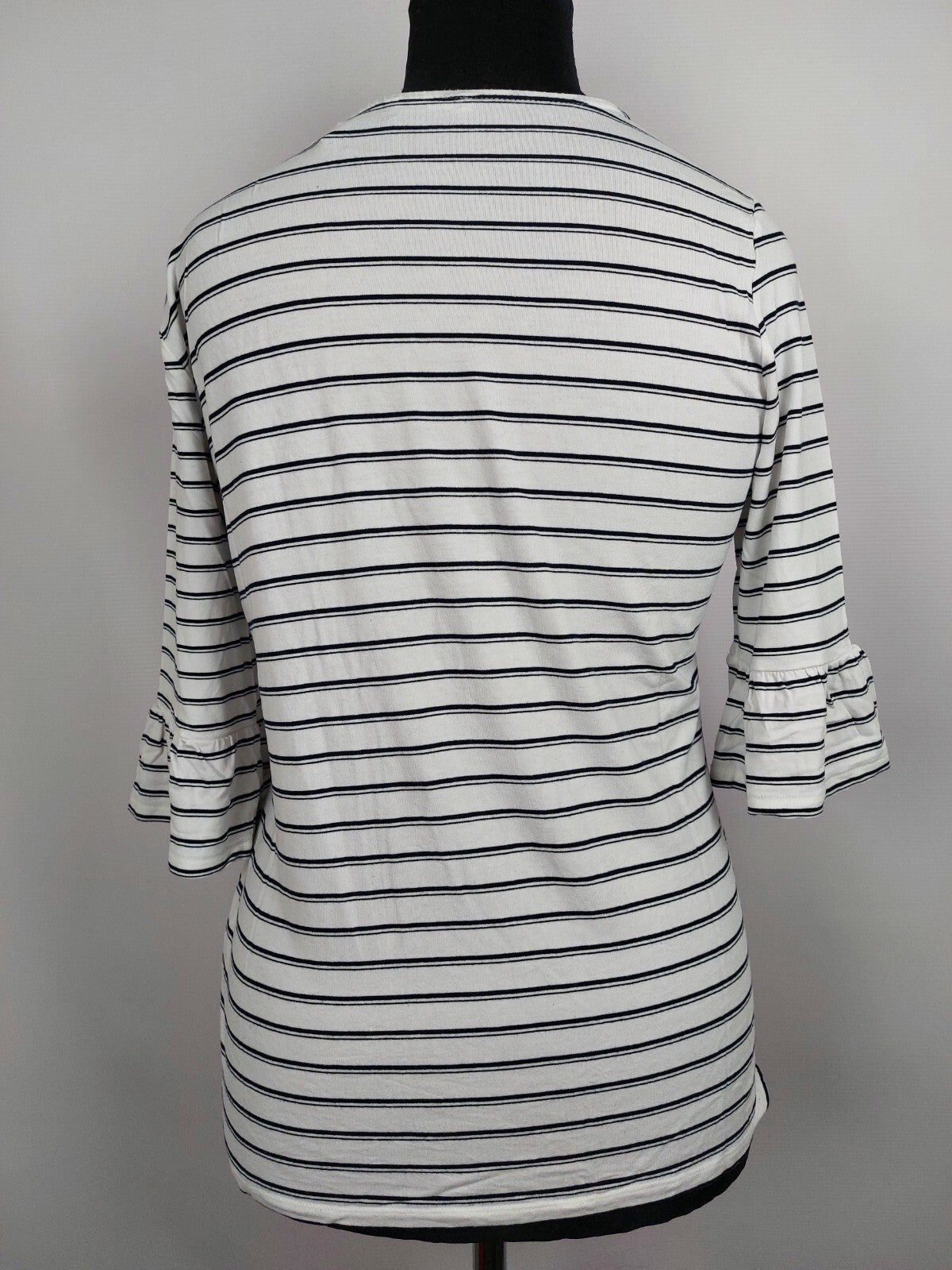 EK1141 Damen Shirt von Opus, weiß-schwarz, Gr.423
