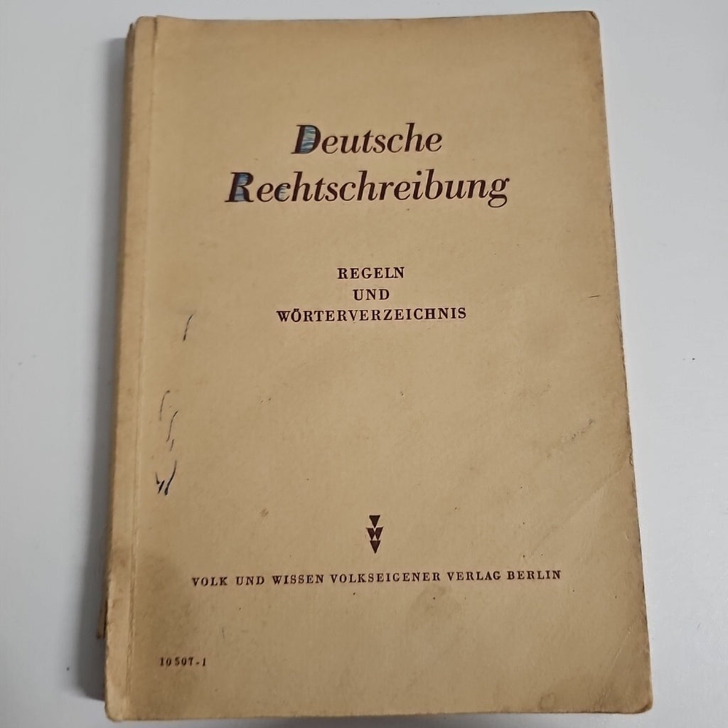 EB2263 Deutsche Rechtschreibung- Regeln und Wörterverzeichnis, 1954 0