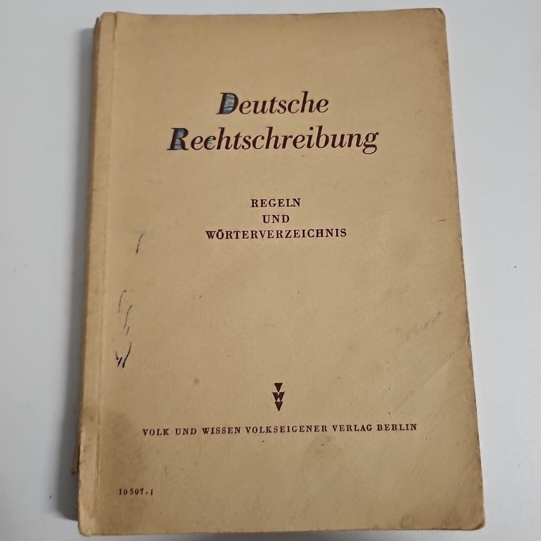 EB2263 Deutsche Rechtschreibung- Regeln und Wörterverzeichnis, 1954 0