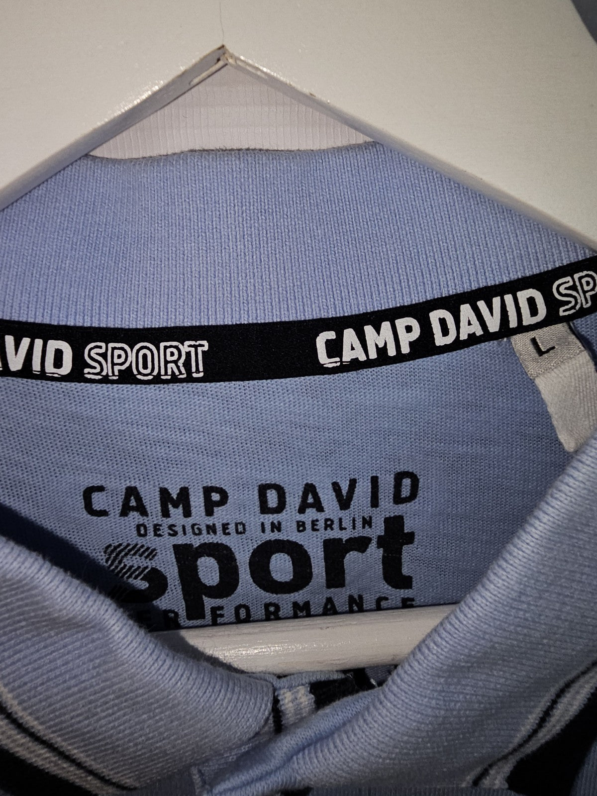 EK11225 Herren T-Shirt von Camp David, blau, Gr.L2