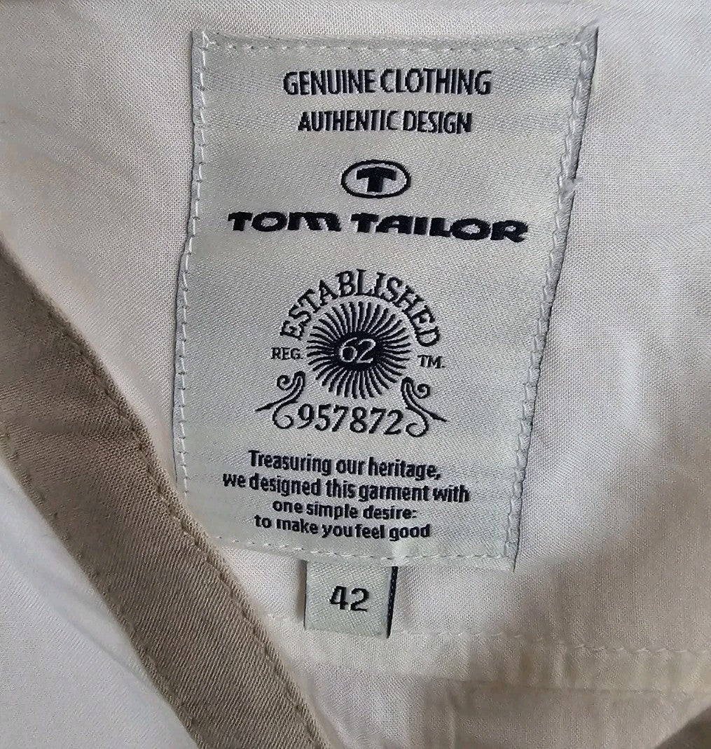 EK8437 Damen Bluse von Tom Tailor, weiß, Gr.422