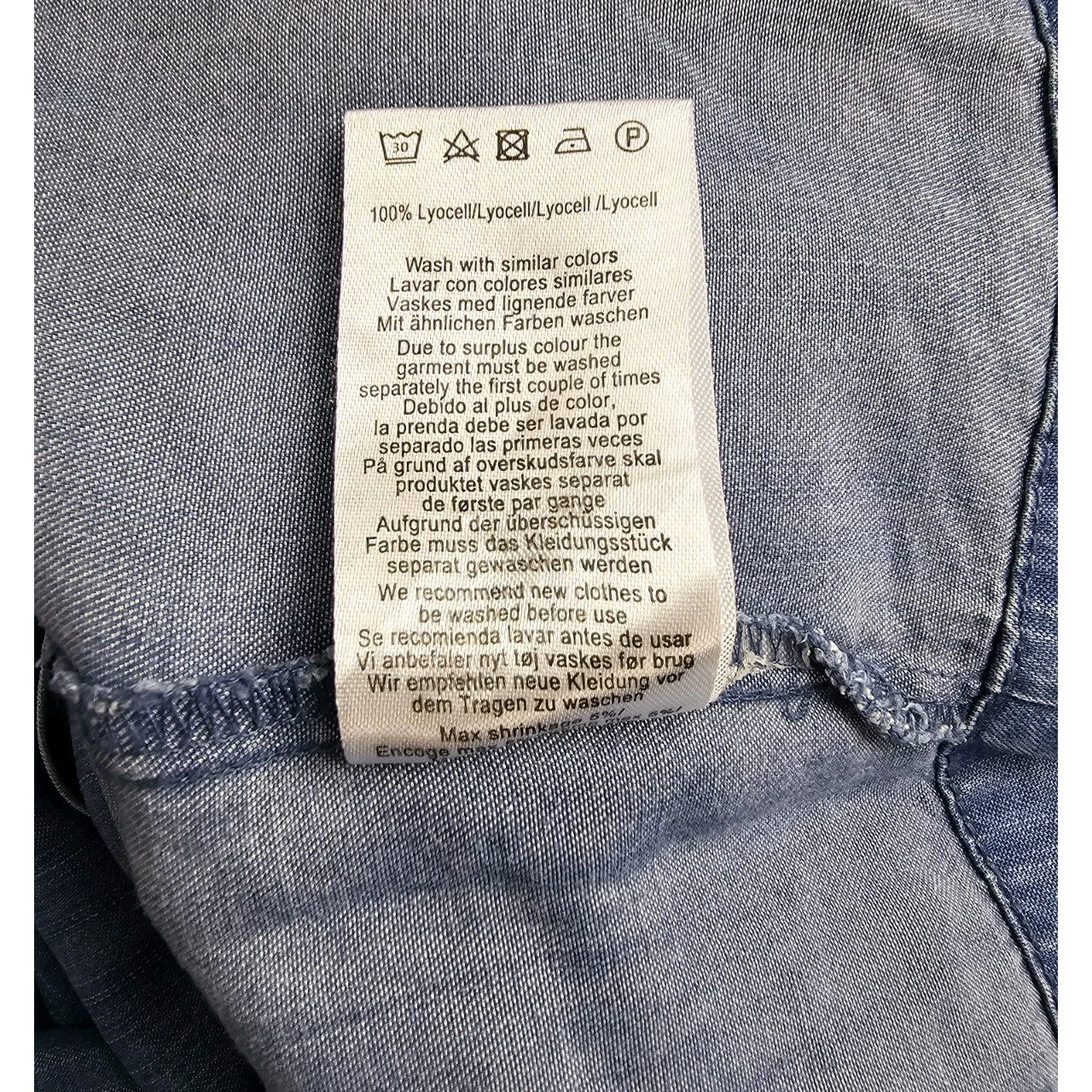 EK10614 Damen Jeans Kleid von Free Quent, Blau, Gr. L3