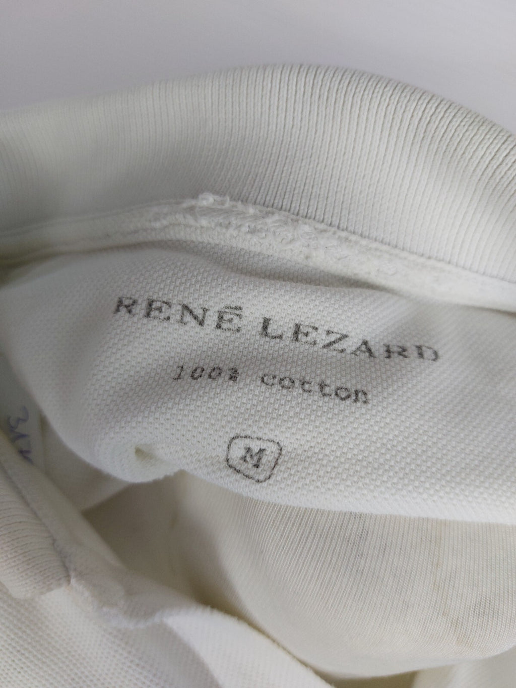 EK3170 Herren Polo von René Lezard, wollweiß, Gr. M3