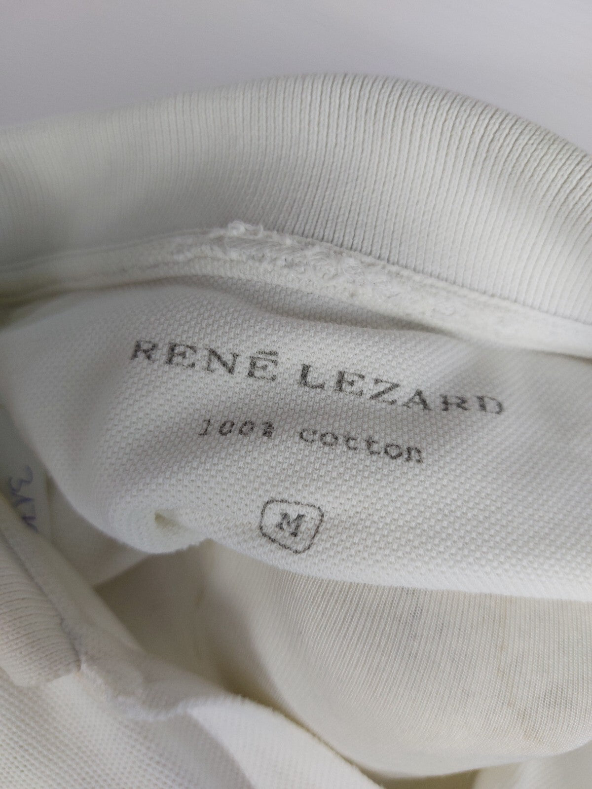 EK3170 Herren Polo von René Lezard, wollweiß, Gr. M3