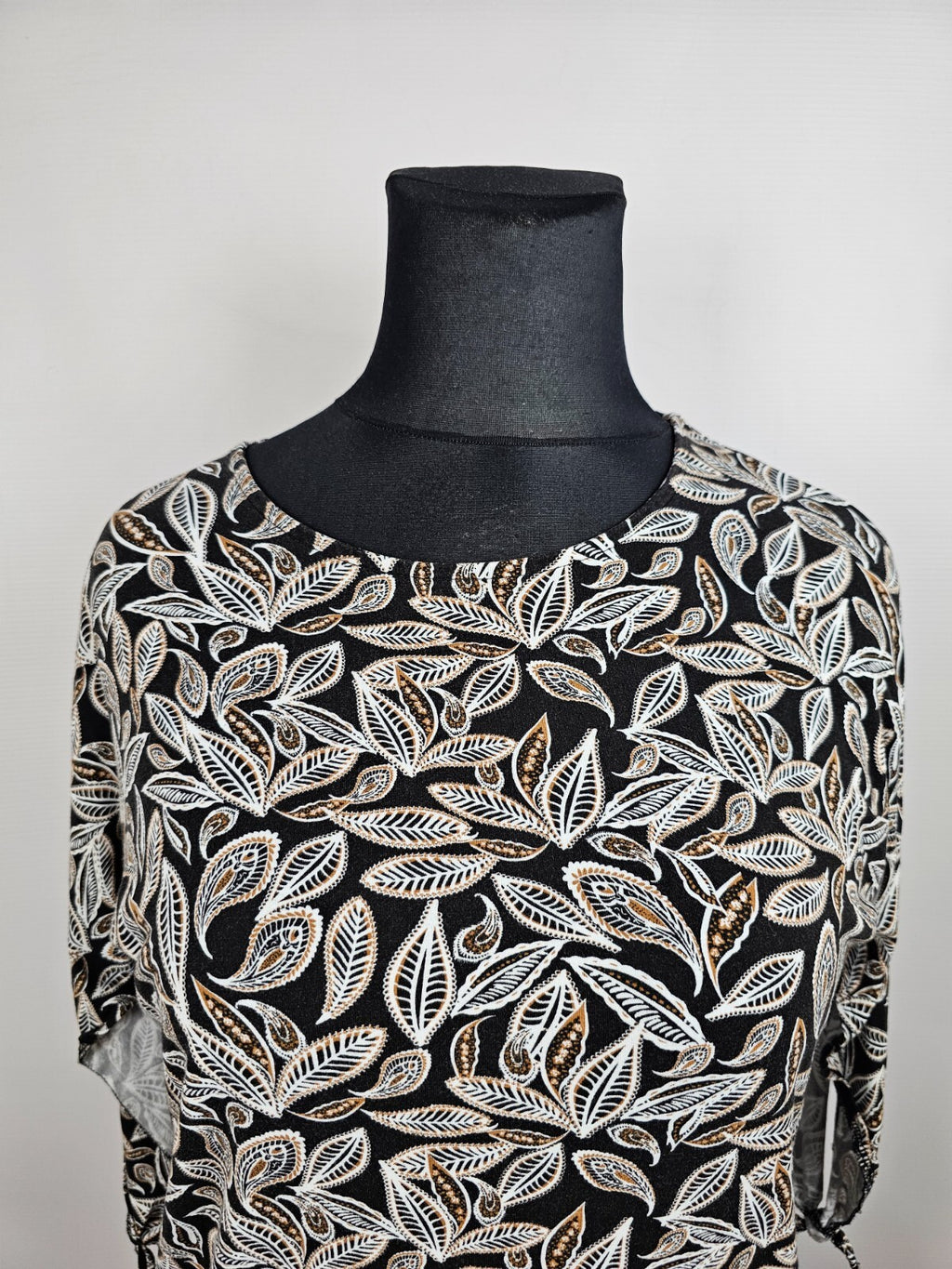 EK5505 Damen Shirt von Adagio, schwarz/braun/weiß, Gr. 441