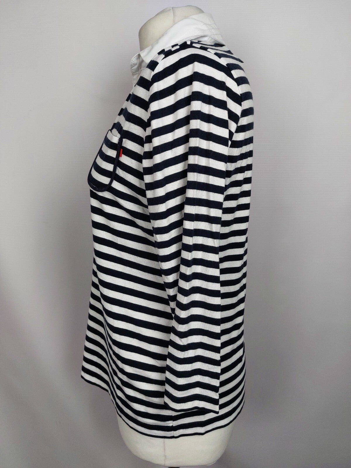 EK4873 Damen Shirt von Rabe, schwarz/weiß gestreift, Gr. 383