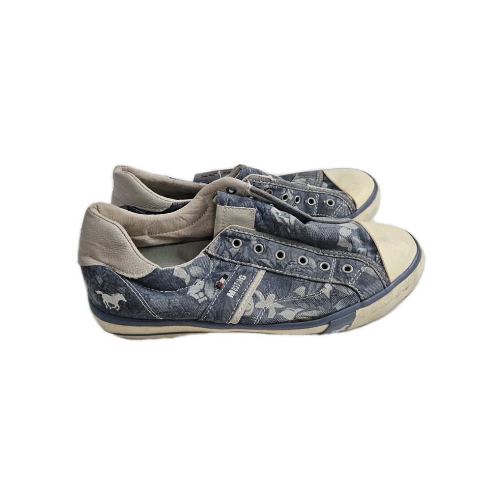 ES174 Damen Schuhe Mustang Gr.39 Blau1