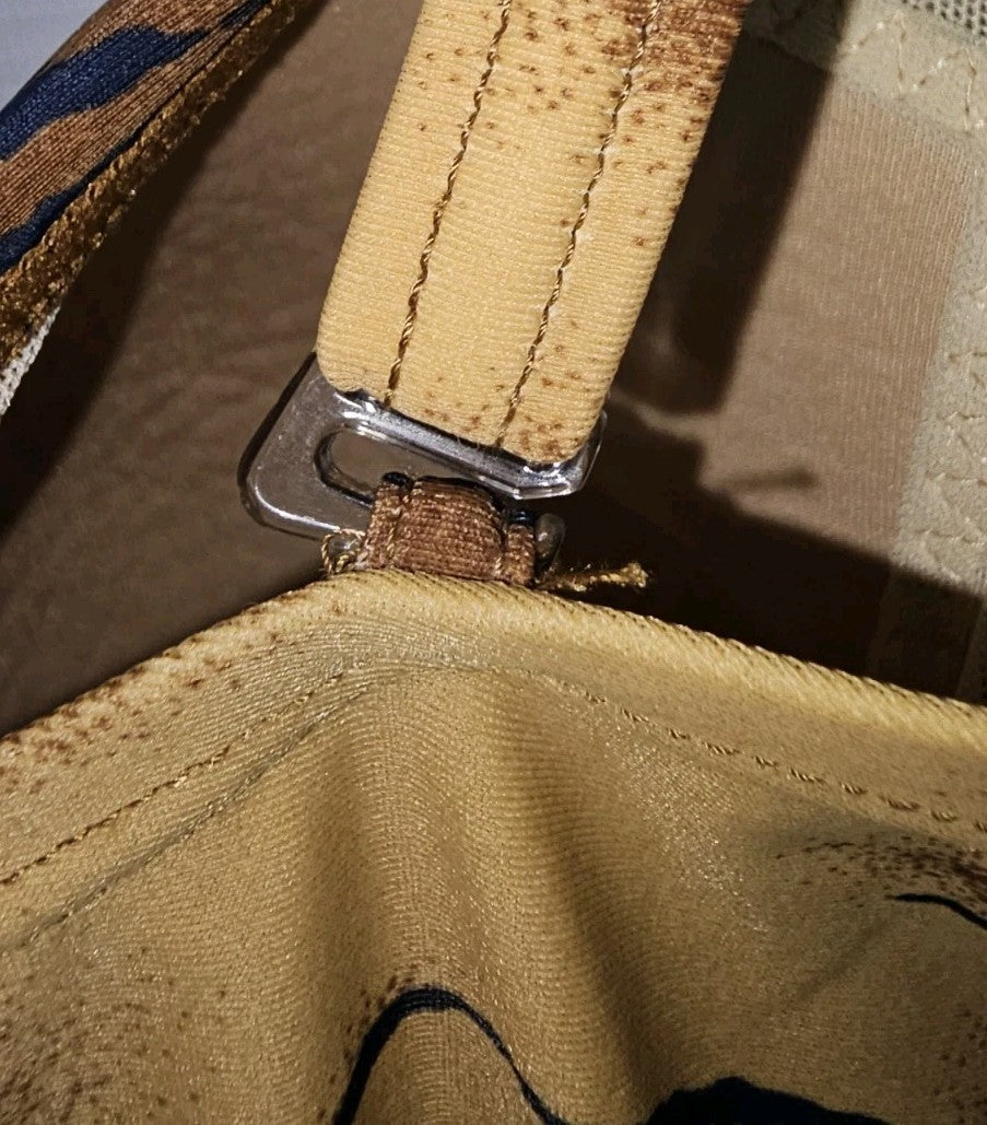 EK10498 Damen Badeanzug von York, braun, Gr.406