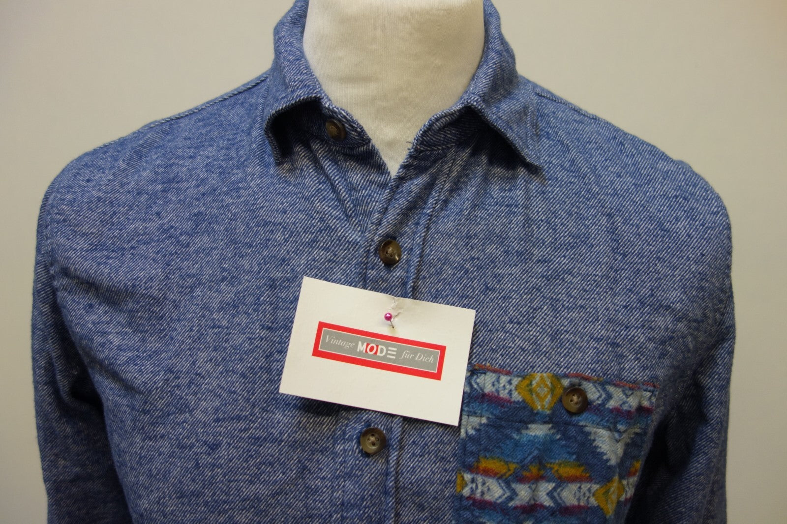 EK1691 Herren Hemd von Hollister, blau, Gr. S1