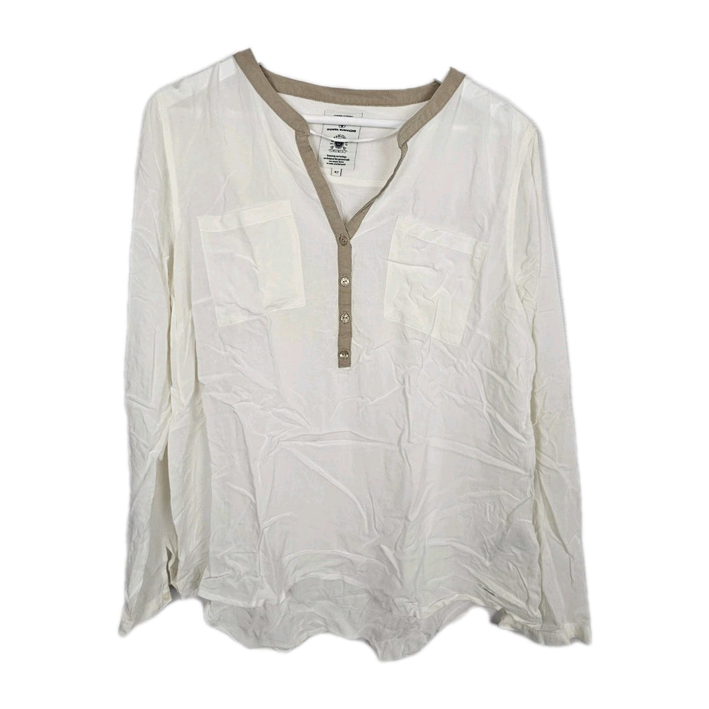 EK8437 Damen Bluse von Tom Tailor, weiß, Gr.420