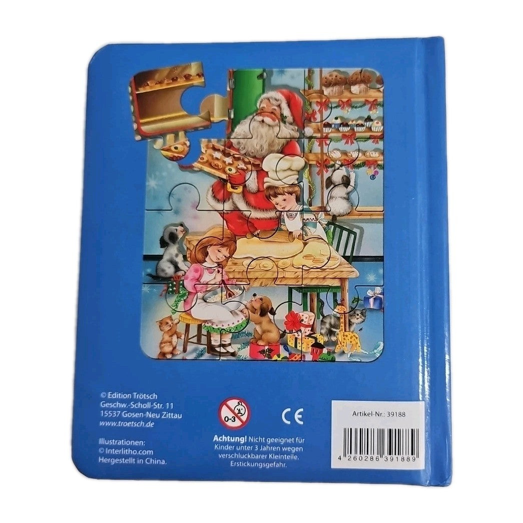 EB3337 Weihnachts  Puzzlebuch / 6  verschiedene  Puzzle ,Rezepte und Lieder 2