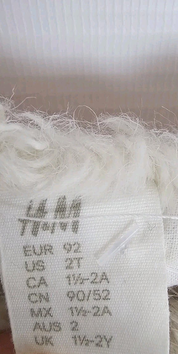 EK8905 Mädchen Weste von H&M,  Beige, Gr. 922
