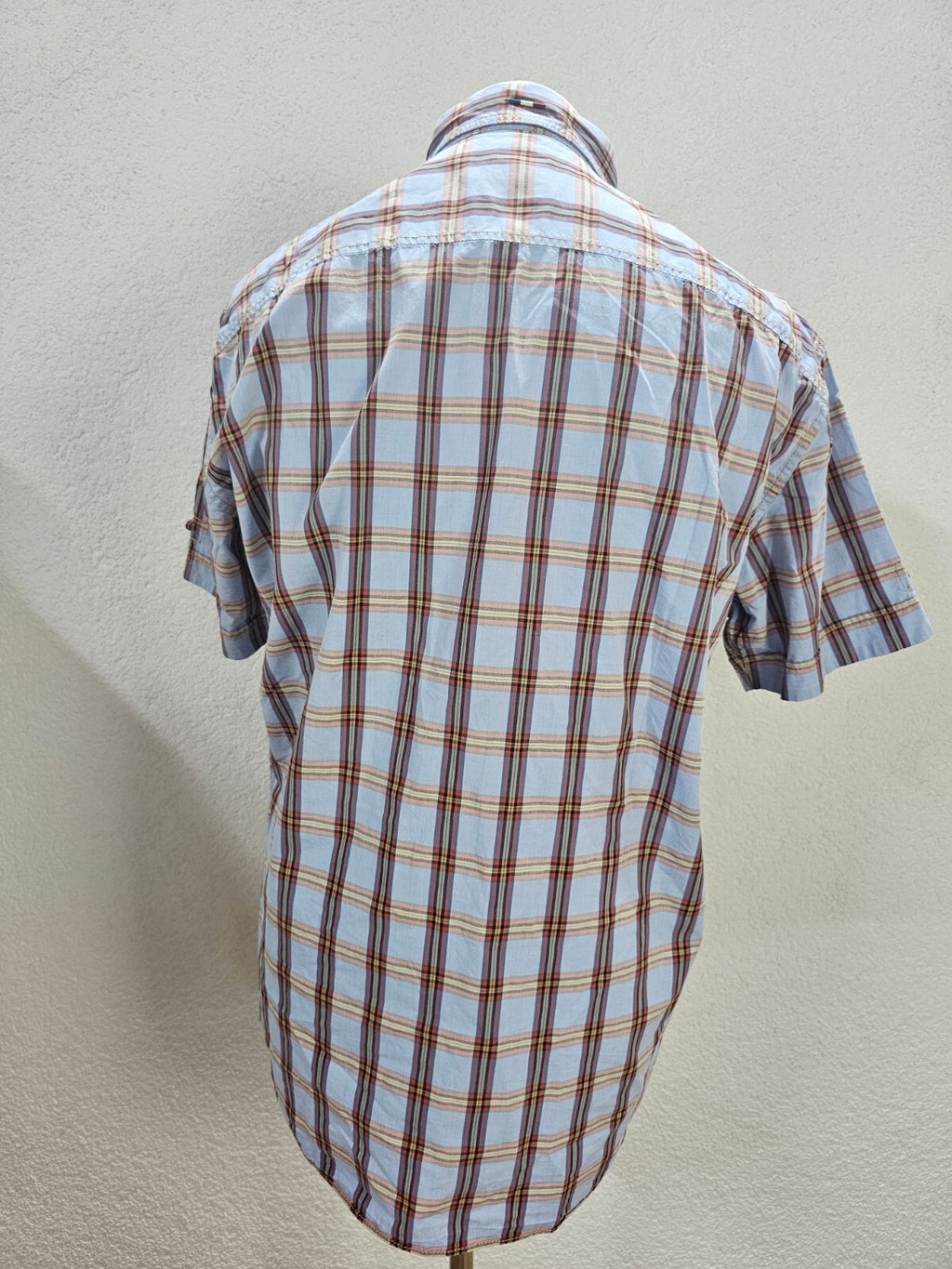 EK6034 Herren Hemd von Pierre Cardin, blau, Kariert, Gr.XL5