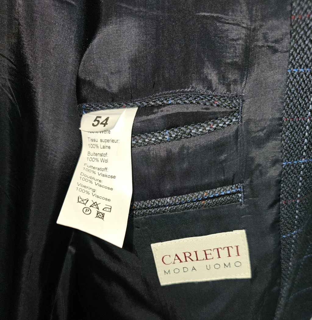 EK7704 Herren Jackett von Carletti Moda Uomo, blau, Gr.543