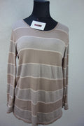 EK2594 Damen dünner Pullover, rosébraun, Gr. 480
