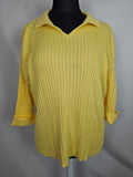 EK6492 Damen Pullover, gelb, Gr.XL0