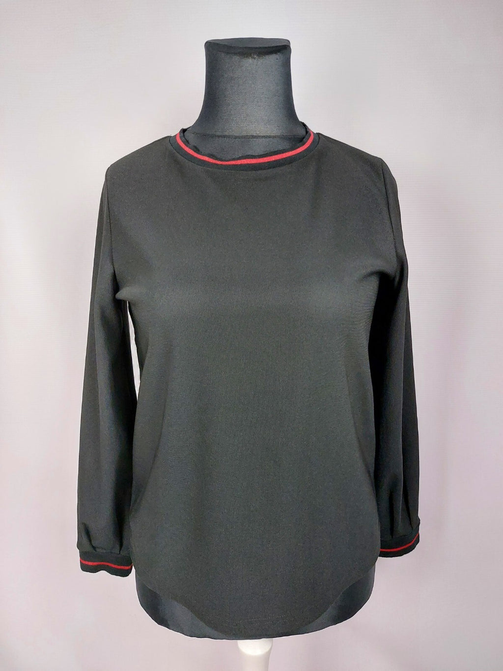 EK5067 Damen Pullover von b.younq, schwarz, Gr.L0