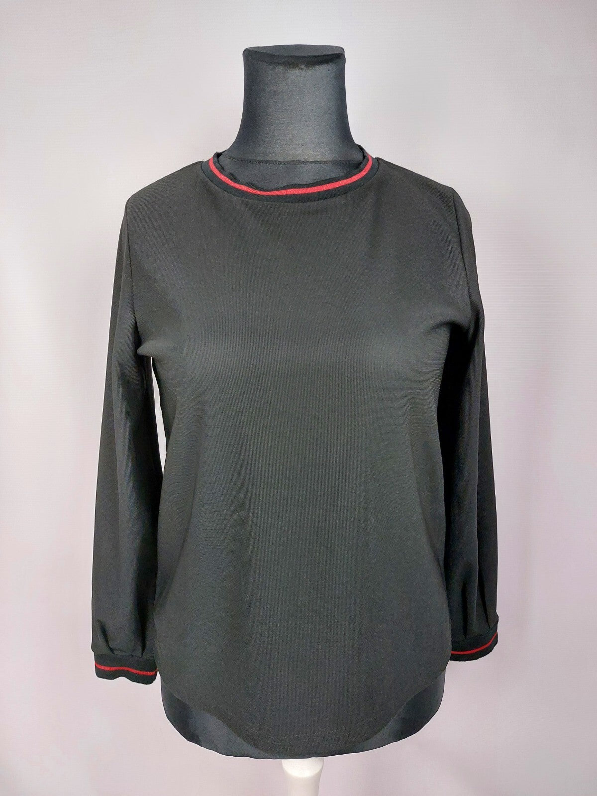 EK5067 Damen Pullover von b.younq, schwarz, Gr.L0