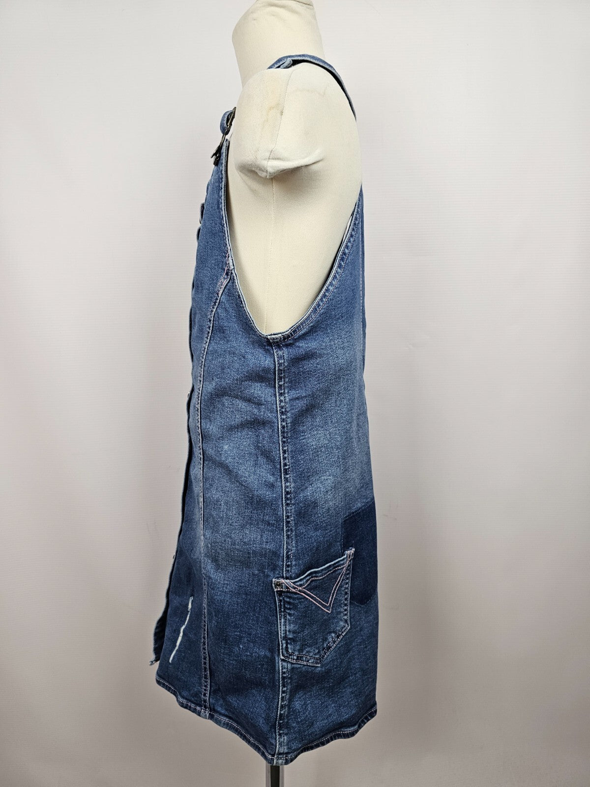 EK5428 Mädchen Jeanskleid von Kranz, blau, Gr.1465