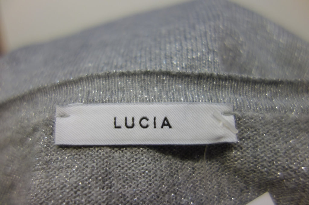 EK3025 Damen Pullover von Lucia, silber, Gr. 384